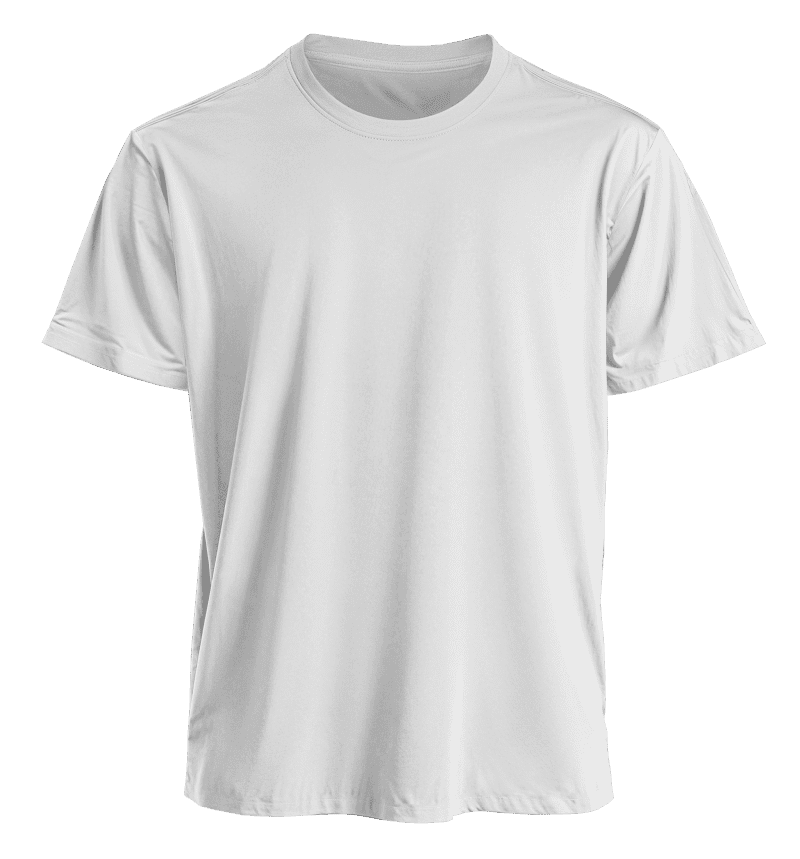 Polera poliester blanca